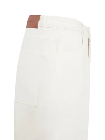 Studio Nicholson Logo-patch Jeans In White
