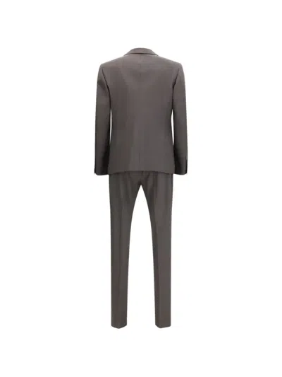 Dsquared2 Men Single-breasted Wool-blend Suit In Multi