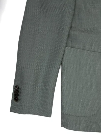 Boglioli Buttoned Wool Jacket In Green