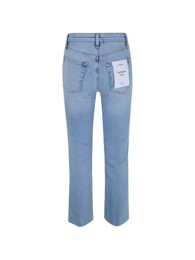 Frame Belt-loop Pocket Jeans In Blue