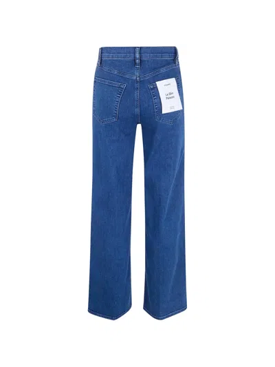 Frame Belt-loop Pocket Jeans In Blue