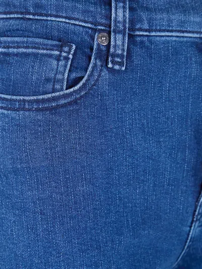 Frame Belt-loop Pocket Jeans In Blue
