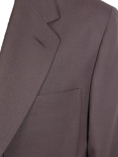 Paul Smith Patch-pocket Blazer In Brown