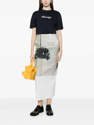 N°21 Thirsty T-shirt In Black
