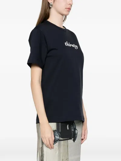 N°21 Thirsty T-shirt In Black