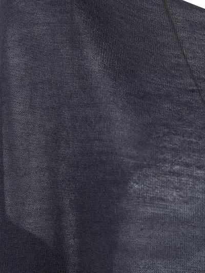 Nuur Oversized Short Sleeves T-shirt In Blue