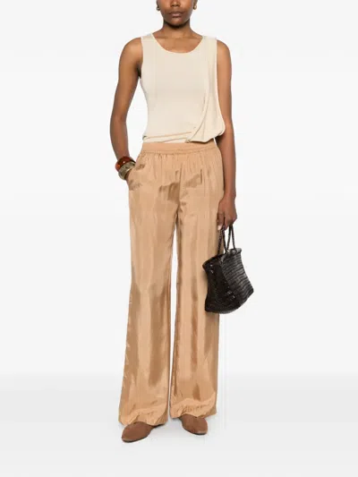 Aspesi Elasticated Trousers In Neutral