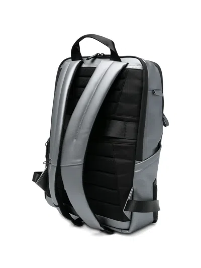 Piquadro Corner 2.0 Backpack In Silver