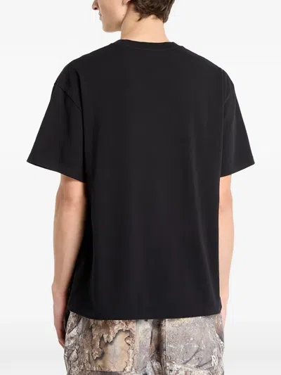 Brain Dead Earth Works Printed T-shirt In Black