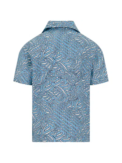 Missoni Patterned Shirt In Blue