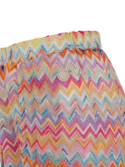 Missoni Zigzag-pattern Trousers In Multi