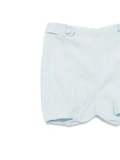 Jesurum Baby Collared Shorts Set In White