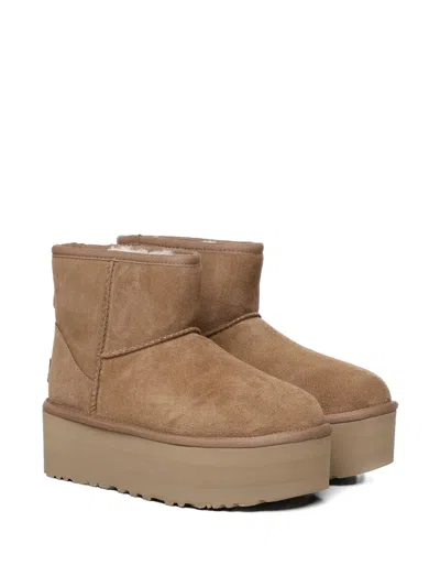 Ugg Platform Mini Boots In Brown