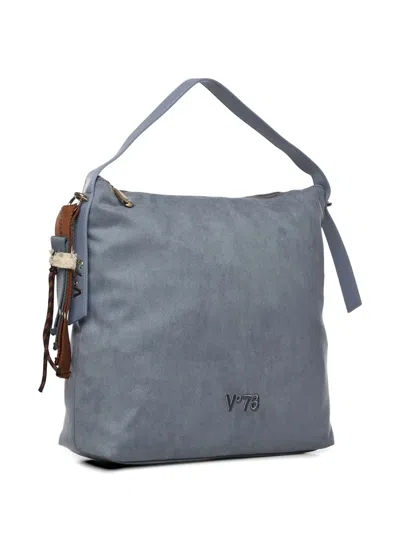 V73 Tassel Tote Bag In Blue