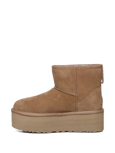 Ugg Platform Mini Boots In Brown