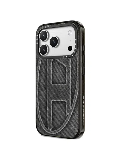 Diesel X Casetify Denim-effect Iphone 17 Pro Case In Pattern