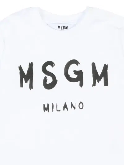 Msgm Short-sleeve T-shirt In Multi