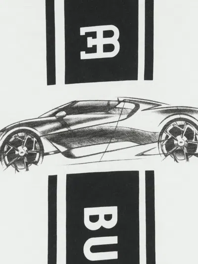 Bugatti Car-graphic T-shirt In White