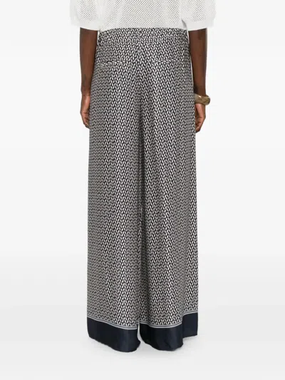 Peserico Patterned Trousers In Multi