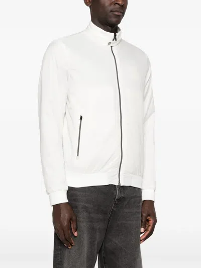 Herno Zip-up Jacket In White