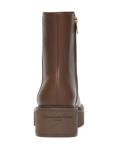 Gianvito Rossi Hiro Platform Boots In Multi