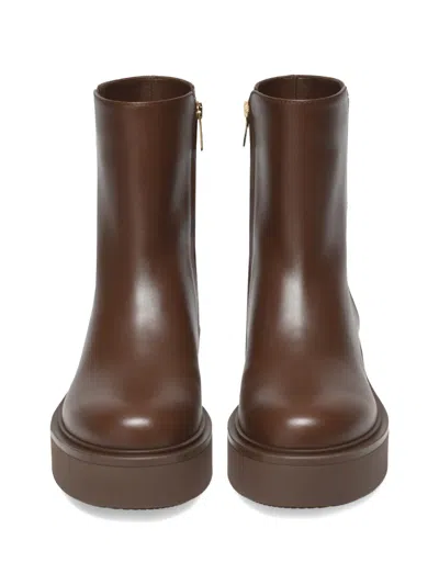 Gianvito Rossi Hiro Platform Boots In Multi