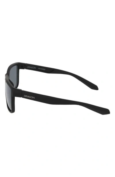 Dragon 58mm Rectangular Sunglasses In Black