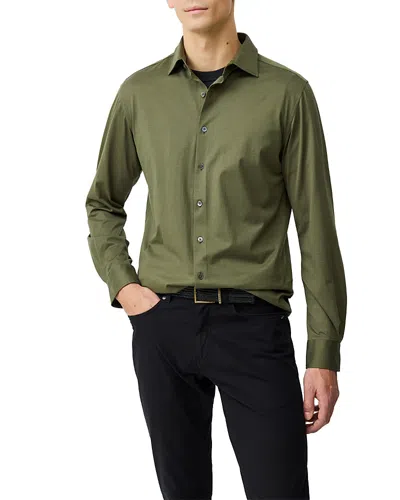 Rodd & Gunn Ascot Park Long Sleeve Slim Fit Shirt In Green