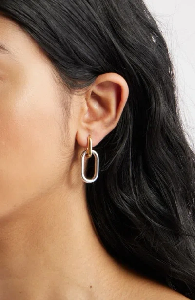 Nordstrom Double Link Drop Earrings In Multi