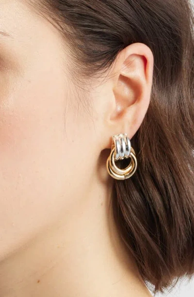 Nordstrom Frontal Doorknocker Earrings In Multi