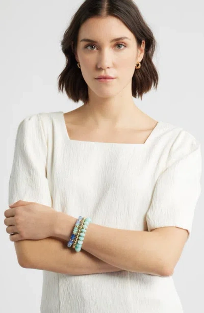 Nordstrom 3-pack Beaded Bracelets In Multi