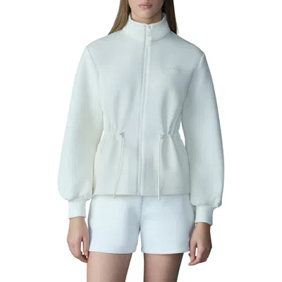 Mackage Finola Double Face Jersey Jacket In White