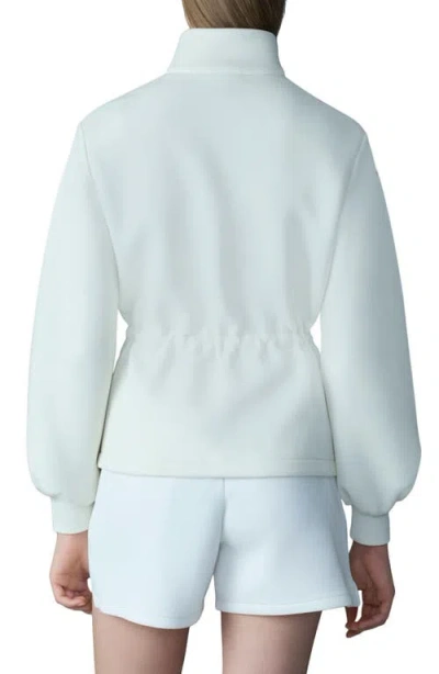 Mackage Finola Double Face Jersey Jacket In White