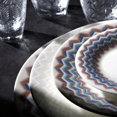 Missoni Soup Plate 2 Pcs. Set In Multi
