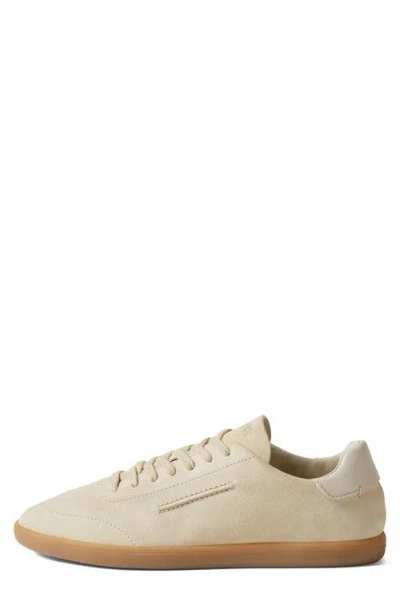 Zegna 232 Low Top Suede Sneakers Rubber Sole In White