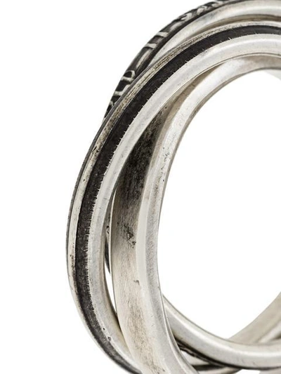 Shop Werkstatt:münchen Stylised Ring In Metallic