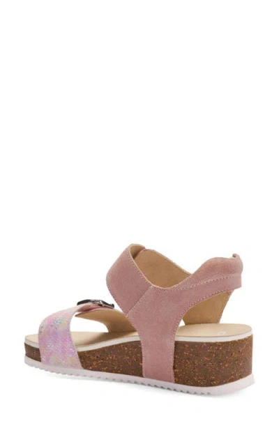Ara Nova Platform Wedge Sandal In Pink