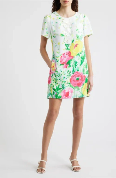 Lilly Pulitzer Edita Short Sleeve Shift Dress In Green