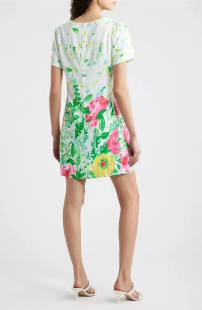 Lilly Pulitzer Edita Short Sleeve Shift Dress In Green