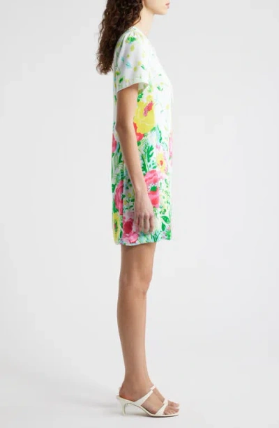 Lilly Pulitzer Edita Short Sleeve Shift Dress In Green