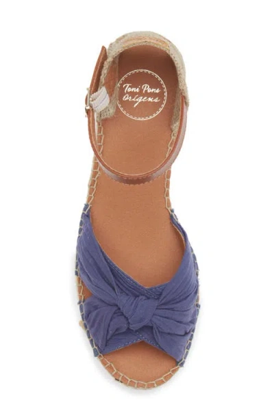 Toni Pons Daniela Ankle Strap Sandal In Blue