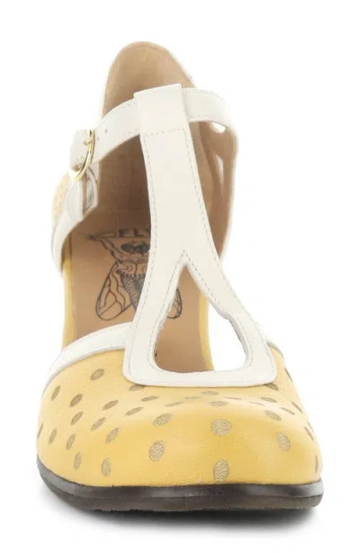 Fly London Blef T-strap Pump In Multi