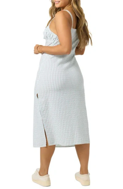 O'neill Wiley Body-con Midi Dress In White