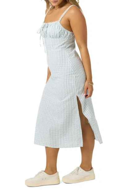 O'neill Wiley Body-con Midi Dress In White
