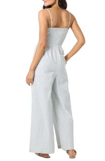 O'neill Aiyana Print Jumpsuit In Blue