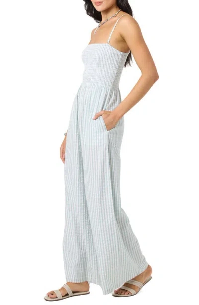 O'neill Aiyana Print Jumpsuit In Blue