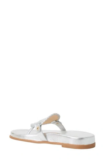 Jack Rogers Collins Sandal In Silver