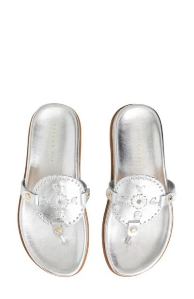 Jack Rogers Collins Sandal In Silver