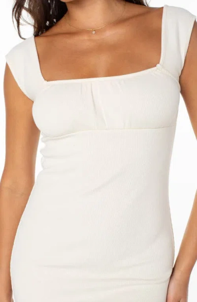 Roxy Sirena Cotton Blend Minidress In White