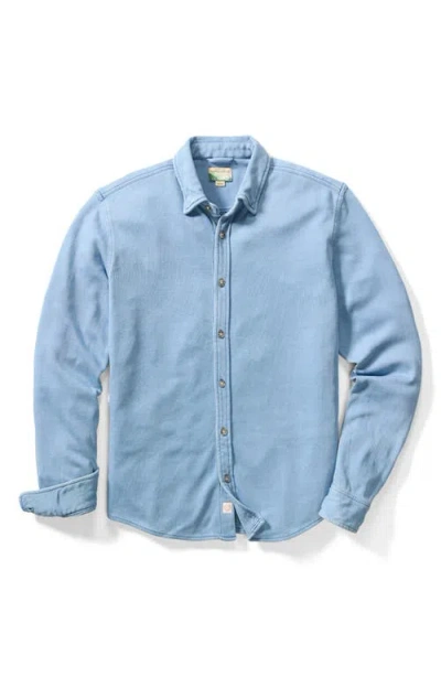 Marine Layer Pacifica Button-up Shirt In Blue